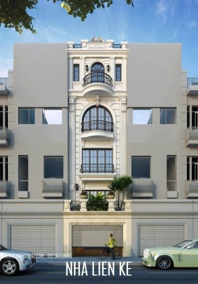 Thiết kế kiến trúc nội thất gỗ óc chó nhà liên kề tại khu đô thị Văn Quán - Anh Việt