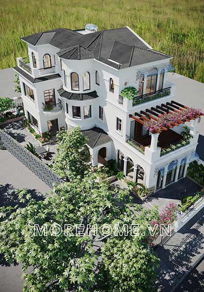 Thiết kế biệt thự Nam An Khánh Sudico với kiến trúc đẹp, sang trọng