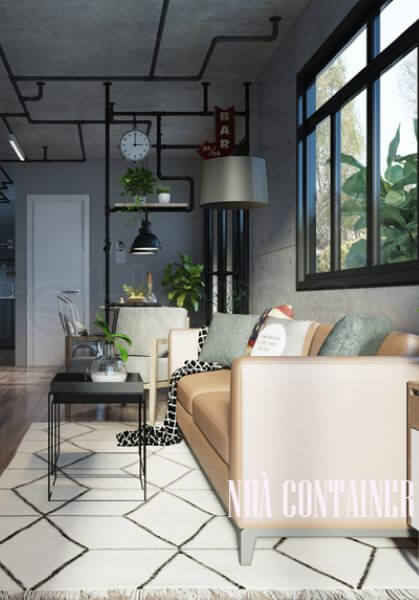 Thiết kế nội thất nhà Container phong cách hiện đại, sáng tạo, đẹp