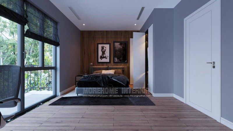 Thiết kế nội thất phòng ngủ nhà vườn pandora 53 triều khúc thanh xuân hà nội