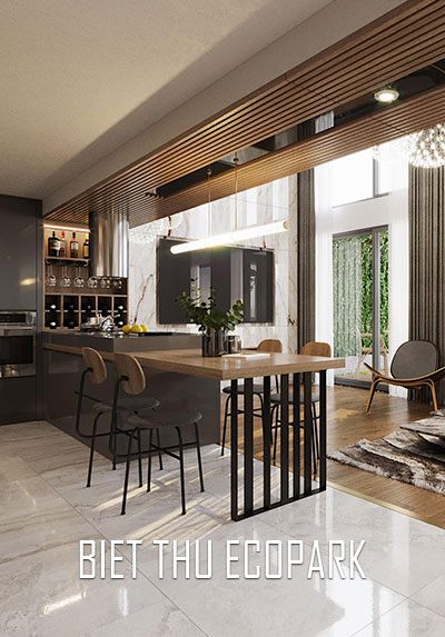 Thiết kế nội thất biệt thự hiện đại AQUABAY CENTRAL LAKE 2 ECOPARK