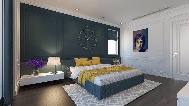 Thiết kế nội thất phòng ngủ con biệt thự Imperia Garden