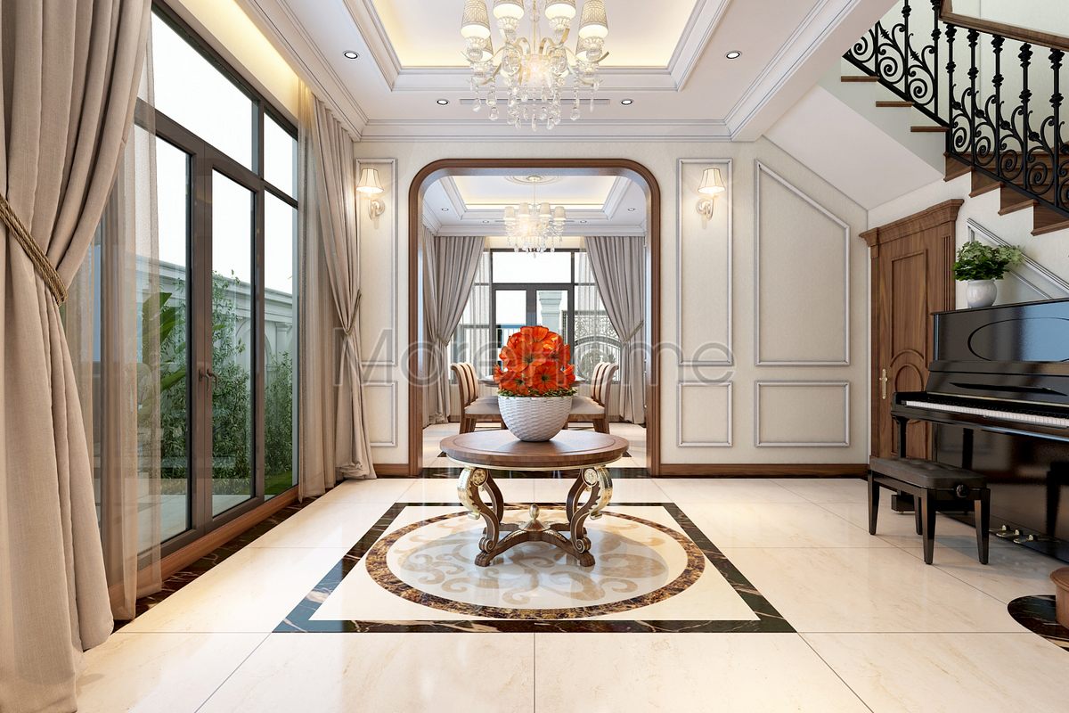 Thiết kế nội thất biệt thự Lake View Q2