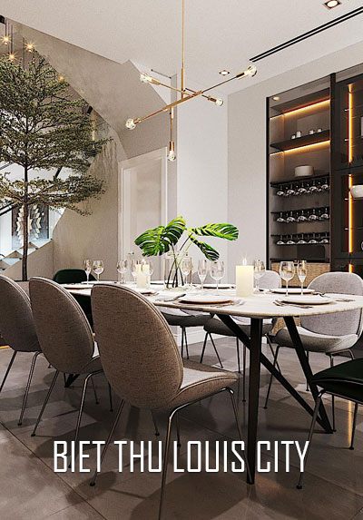 Thiết kế nội thất biệt thự Louis City Đại Mỗ hiện đại đẹp một cách tinh tế
