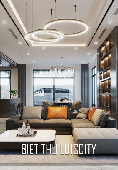 Thiết kế nội thất biệt thự Louis city phong cách hiện đại sang trọng