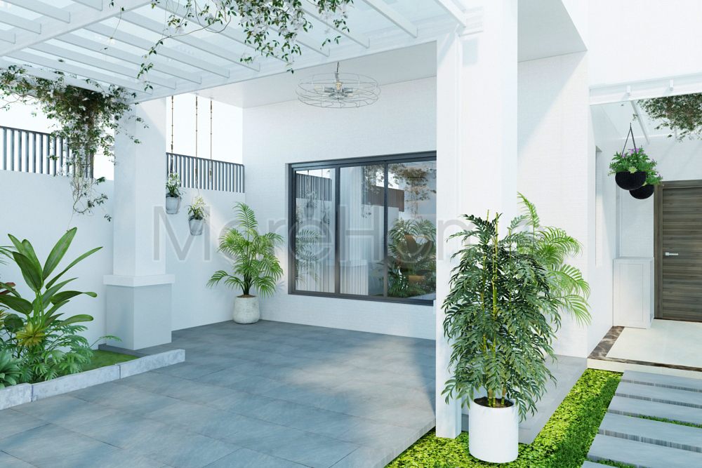 Thiết kế nội thất biệt thự Nine South Nhà Bè,HCM