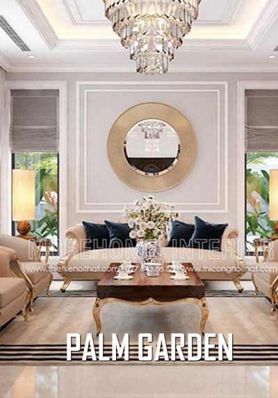  Thiết kế nội thất biệt thự Palm Garden nội thất tân cổ điển sang trọng