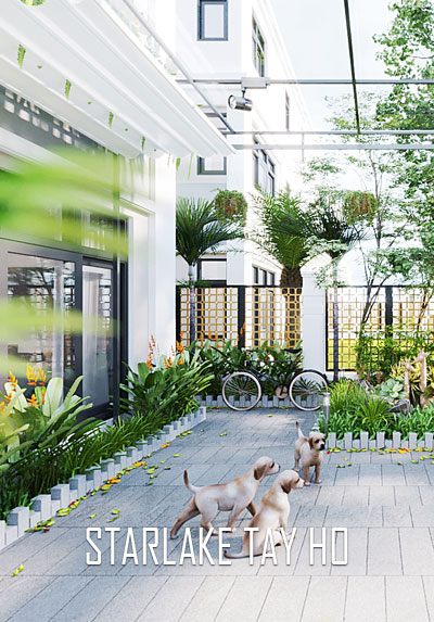 Thiết kế nội thất biệt thự độc đáo với gỗ óc chó cao cấp tại Starlake Tây Hồ.