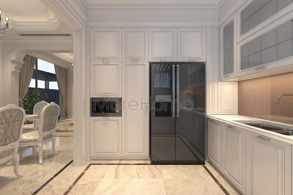 thiết kế phòng bếp biệt thự cao cấp Imperia Garden