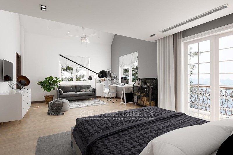 Thiết kế nội thất biệt thự hiện đại đẹp tại Vinhomes Riverside