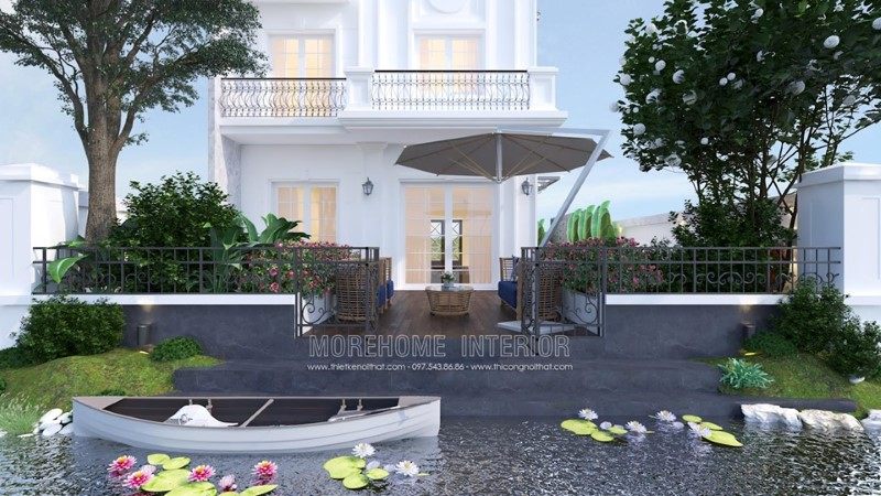 Thiết kế nội thất biệt thự hiện đại đẹp tại Vinhomes Riverside