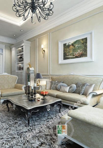  Thiết kế nội thất biệt thự Xuân Phương tân cổ điển, cao cấp, đẹp