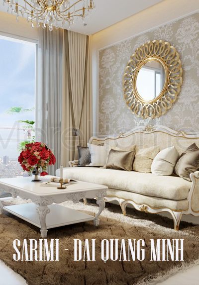 Thiết kế căn hộ chung cư Sarimi - Đại Quang Minh tân cổ điển đẹp