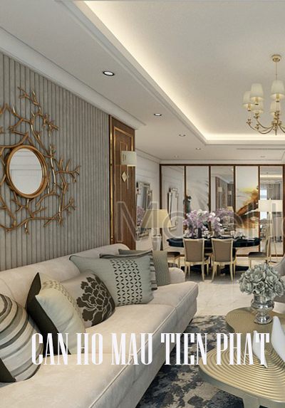 Thiết kế căn hộ mẫu - Dự án Tiến Phát Hồ Chí Minh gỗ tự nhiên