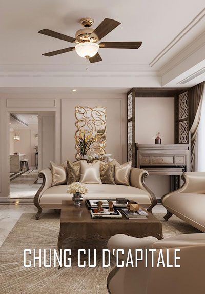  Thiết kế nội thất chung cư D'capitale phong cách tân cổ điển đẹp