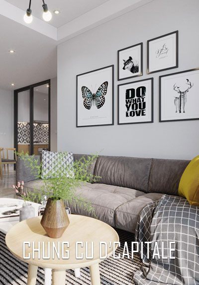  Thiết kế nội thất chung cư D'capitale phong cách hiện đại trẻ trung