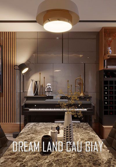 Thiết kế nội thất chung cư hiện đại, đẹp tại DreamLand Cầu Giấy Hà Nội.