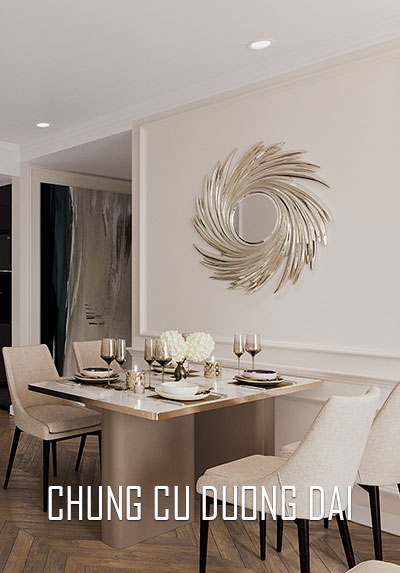 Phong cách đương đại sang trọng trong thiết kế nội thất căn hộ Hà Nội.