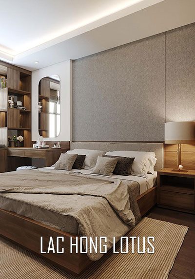 Thiết kế nội thất chung cư hiện đại sang trọng Lạc Hồng Lotus