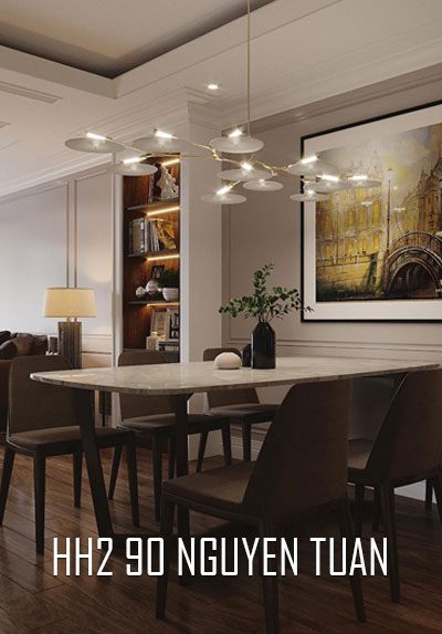 Thiết kế nội thất chung cư HH2 Nguyễn Tuân phong cách hiện đại