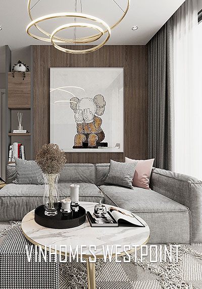 Thiết kế nội thất chung cư Vinhomes Westpoint hiện đại cao cấp