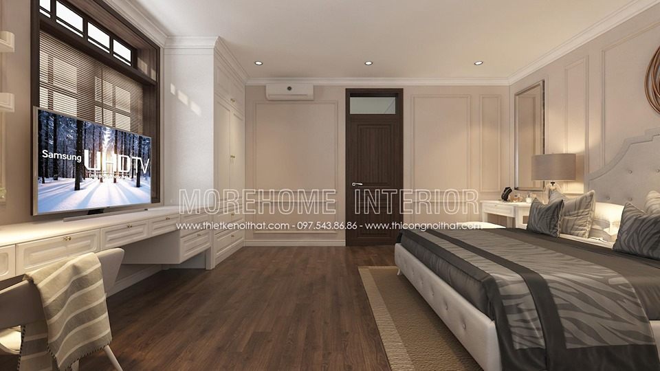 Thiết kế nội thất nhà phố đường Âu Cơ, Hà Nội