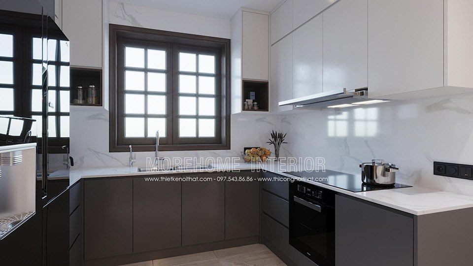 Thiết kế nội thất nhà phố đường Âu Cơ, Hà Nội