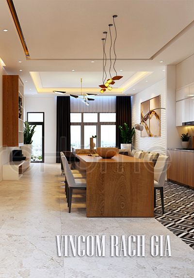 Thiết kế nội thất tại Vincom Rạch Giá hiện đại, phong cách, sang trọng