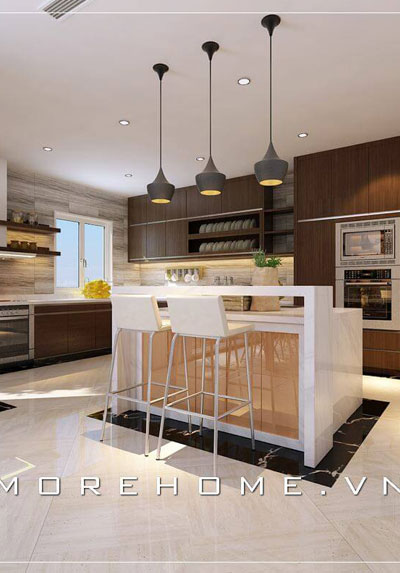 Các mẫu trang trí phòng bếp ấn tượng