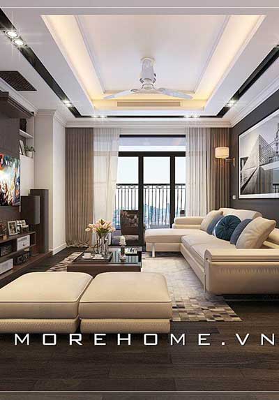 20 mẫu thiết kế phòng khách chung cư đẹp