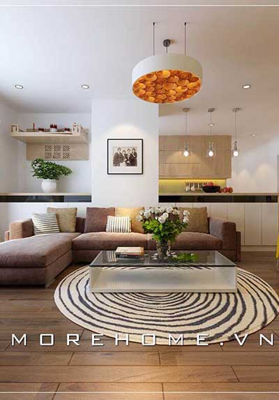 Danh sách các mẫu bố trí phòng khách chung cư sang trọng 