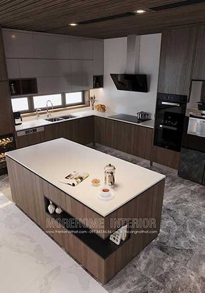 Các mẫu thiết kế phòng bếp tiện nghi