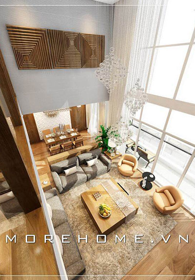 Ấn tượng với mẫu thiết kế phòng khách đẹp và sang trọng