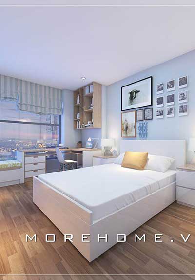 Tuyển chọn các mẫu nội thất phòng ngủ màu trắng đẹp mê mẩn