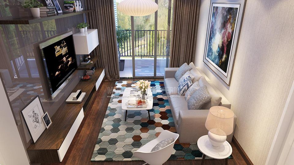 Thiết kế và thi công nội thất căn hộ mẫu Imperia Sky Garden 82m2