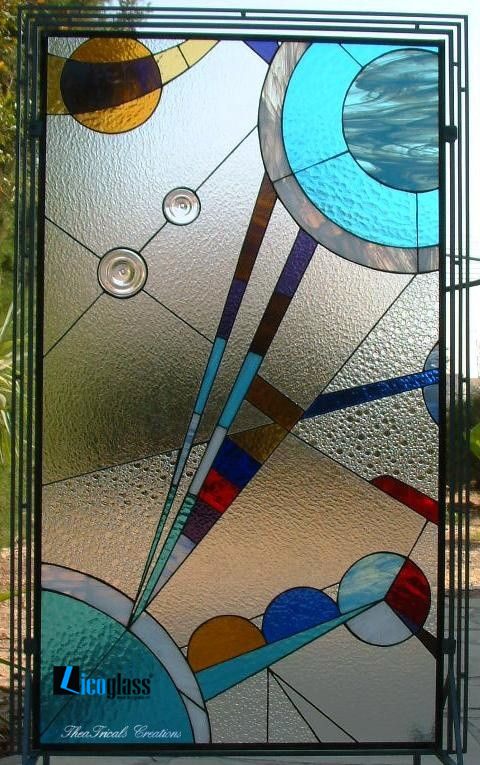 Tranh kính hiện đại mẫu 06