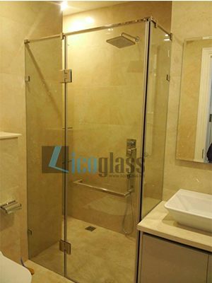  Thi công vách tắm kính chung cư An Bình City