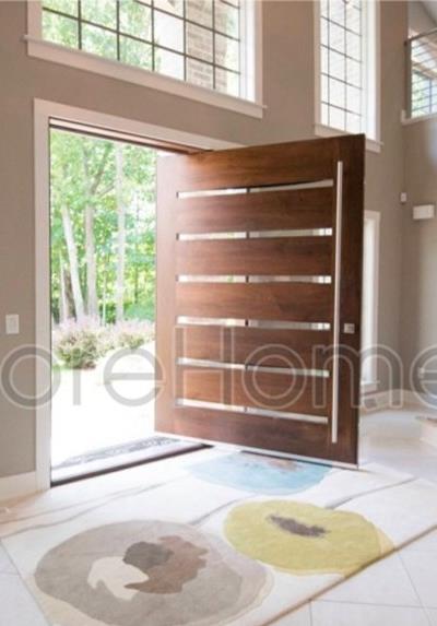 Cửa gỗ óc chó tự nhiên - CG003