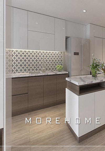 Các mẫu thiết kế nội thất phòng bếp hiện đại, đơn giản và sang trọng