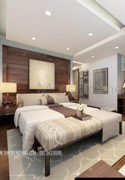 Gợi ý mẫu phòng ngủ master đẹp đầy cuốn hút từ KTS Morehome