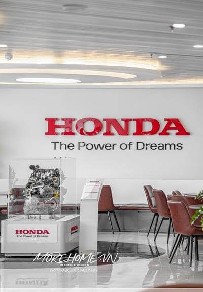  Thi công nội thất văn phòng và showroom Honda Viet Nam tại Thái Hà, Hà Nội