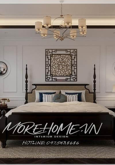 Thiết kế nội thất chung cư phong cách Indochine tại Goldmark City