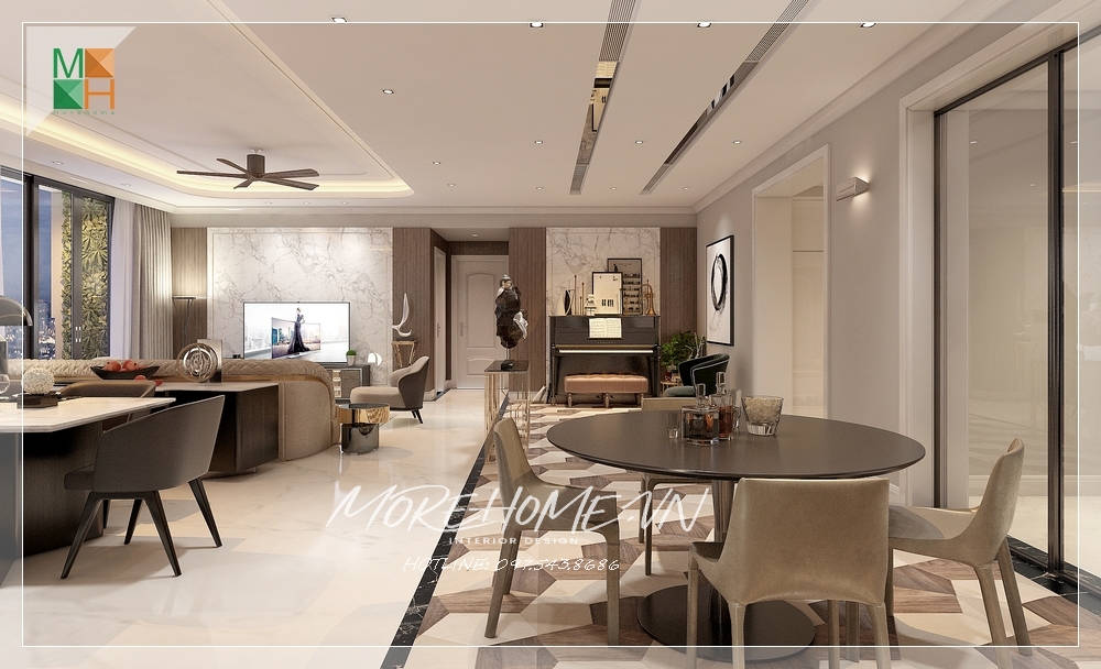 Thiết kế căn hộ chung cư cao cấp Sun Grand City Ancora