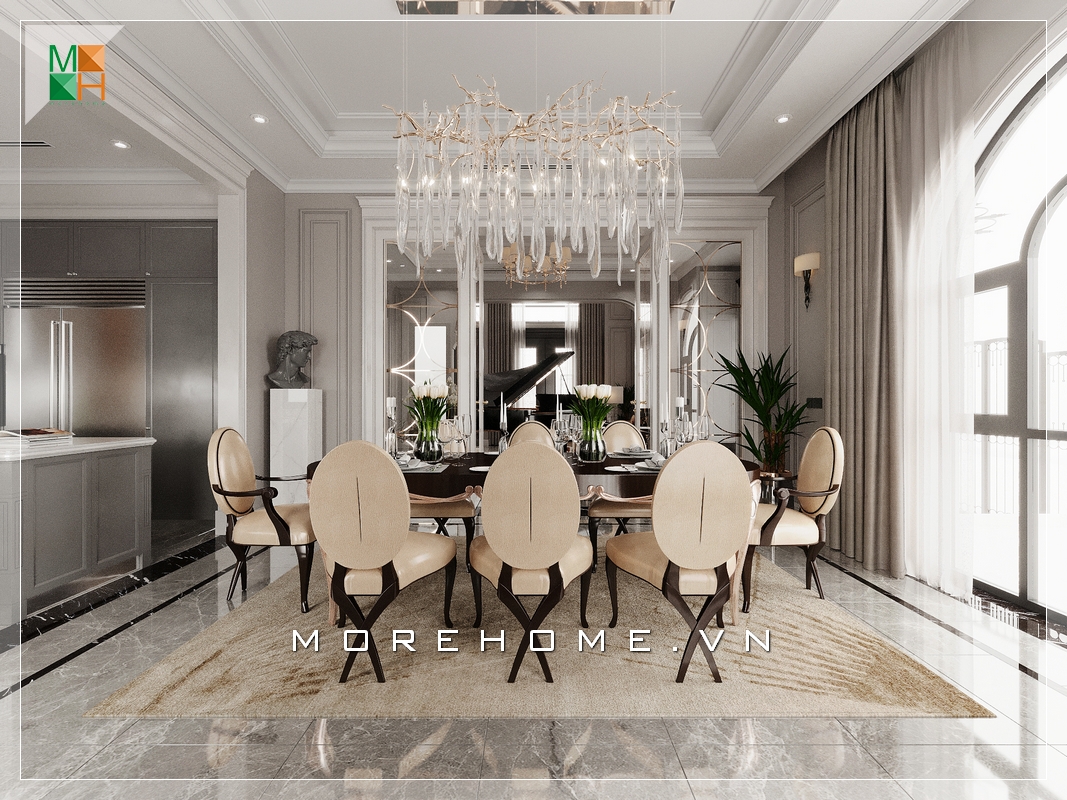 Thiết kế nội thất biệt thự Vinhomes Hải Phòng