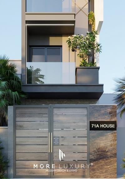 Thiết kế nhà liên kề phong cách hiện đại