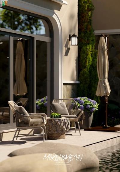 Thiết kế biệt thự cao cấp sang trọng phong cách Địa Trung Hải