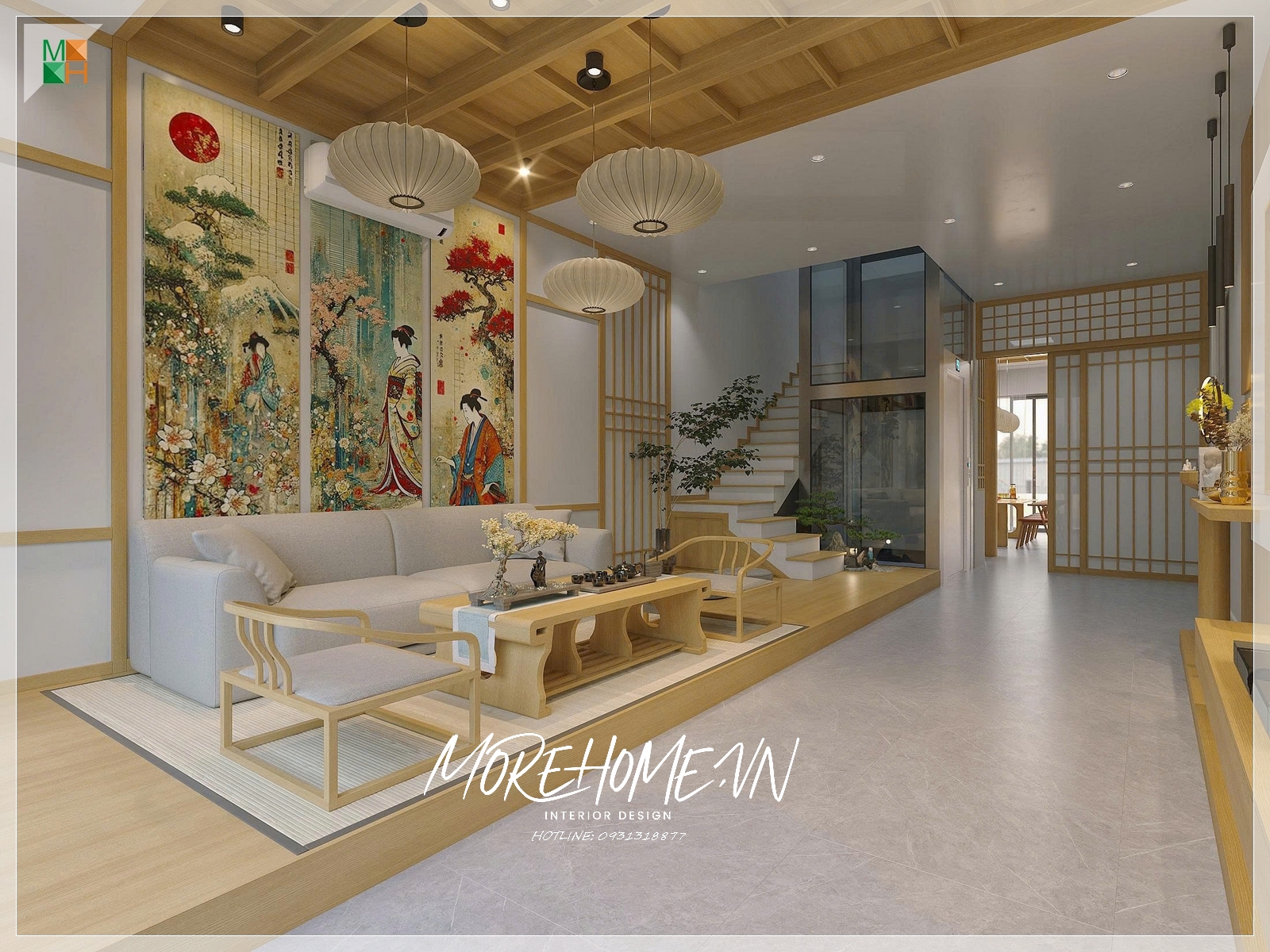 Thiết kế nội thất biệt thự Khu Komorebi Vinhomes Vũ Yên Hải Phòng