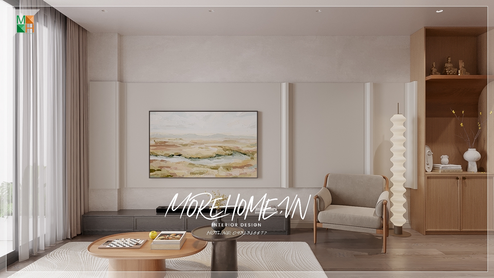 Thiết kế nội thất chung cư Park Home - Anh Quân