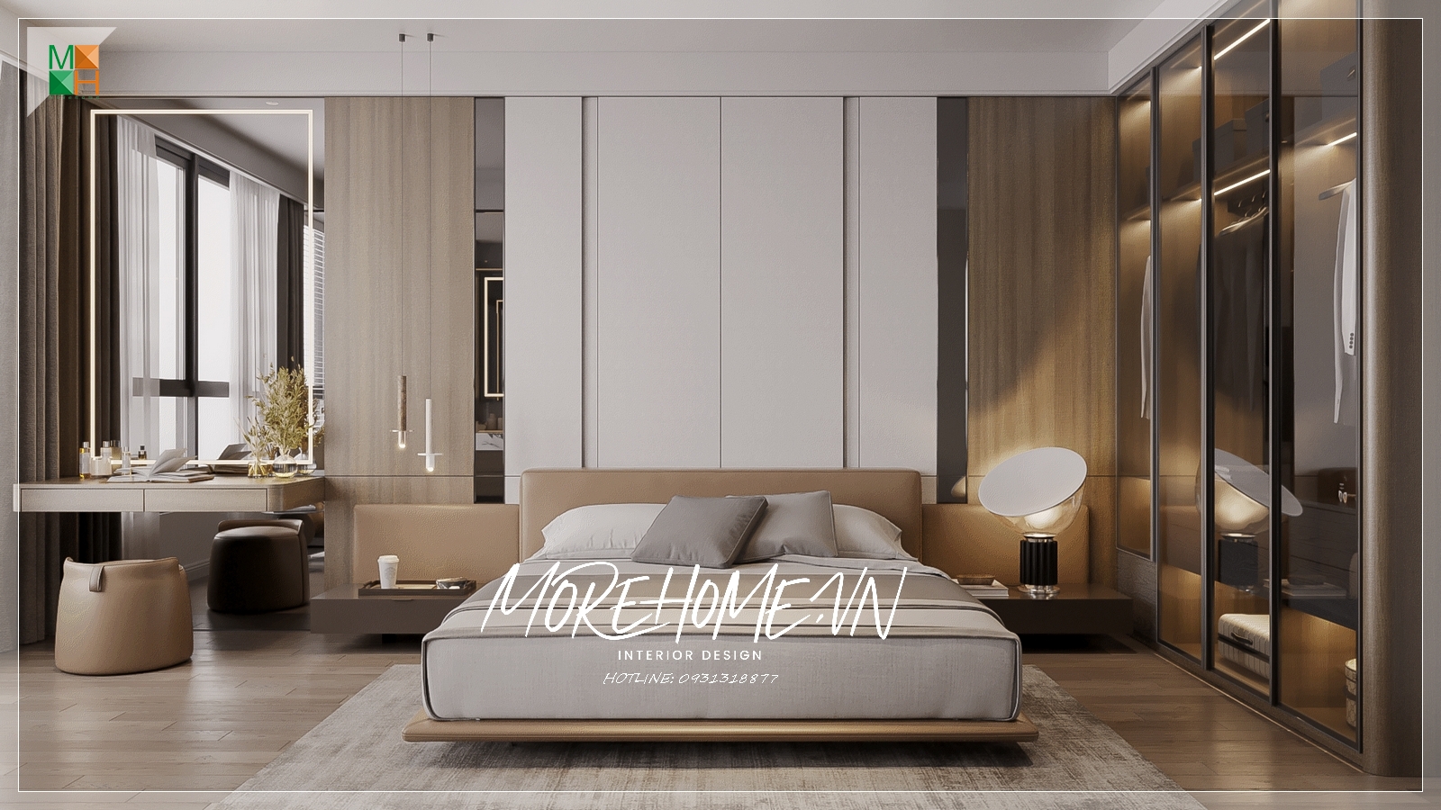 Thiết kế nội thất chung cư hiện đại - Anh Thận