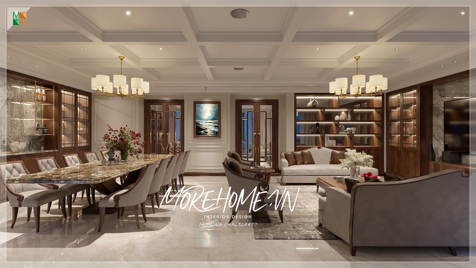 Thiết kế biệt thự đẹp và sang trọng 